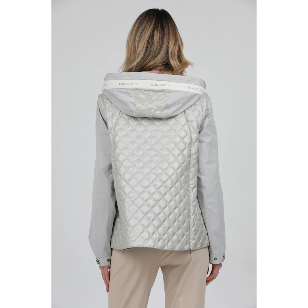 Diego M Light Jackets Gray Dames