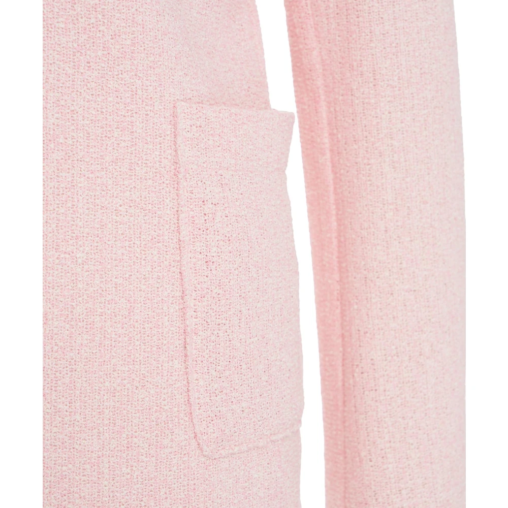 Harris Wharf London Roze Blazer Elegant Frisé Finish Pink Dames