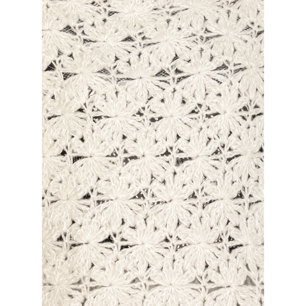 Antonelli Firenze Bloemen Mouwloze Trui Grijs Gray Dames