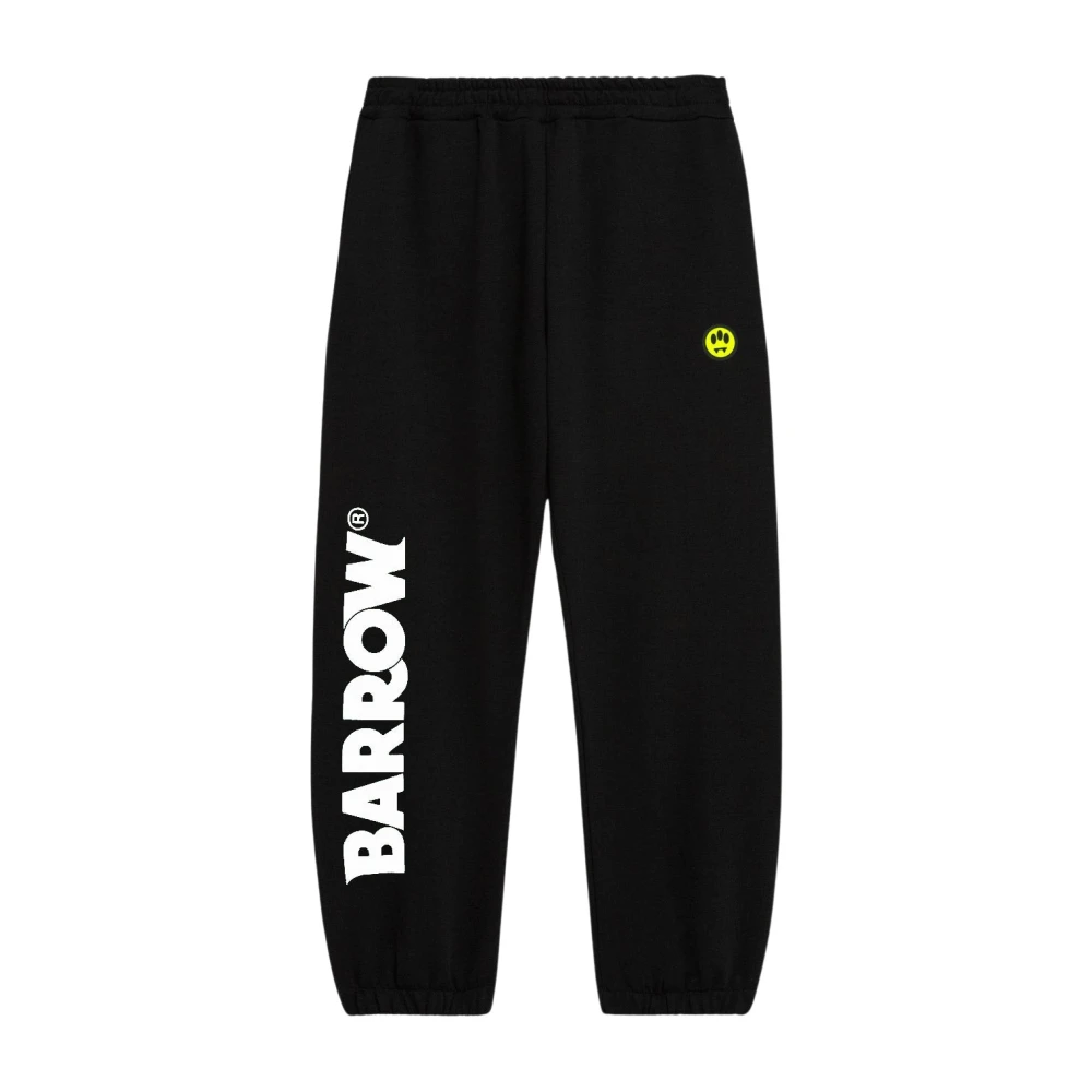 Barrow Black Sweatpants, Male, M, Iconic Joggers