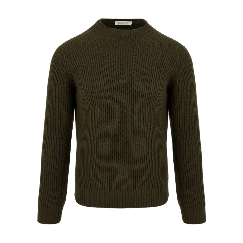Filippo De Laurentiis Heren Truien Militaire Stijl Green Heren