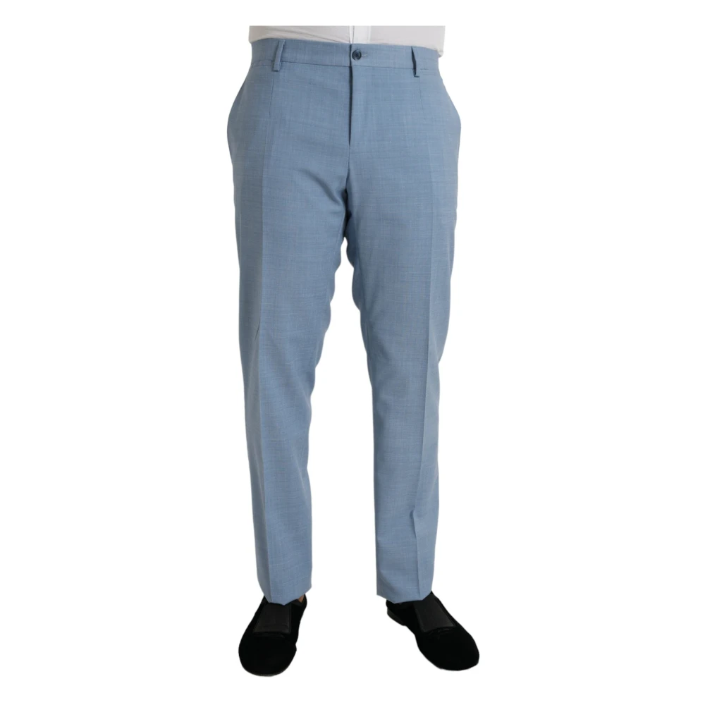 Dolce & Gabbana Slim Fit Martini Formeel Pak Blue Heren