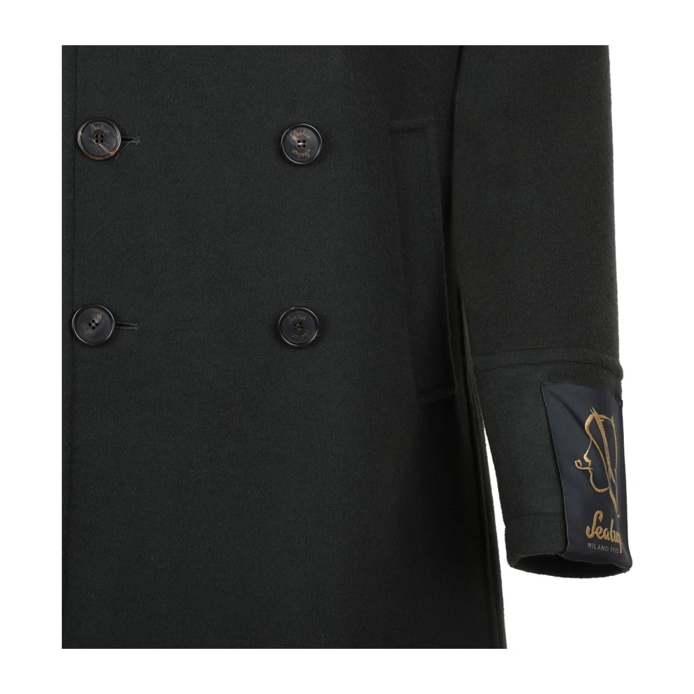 Sealup Stijlvolle Double-Breasted Jassen Black Heren