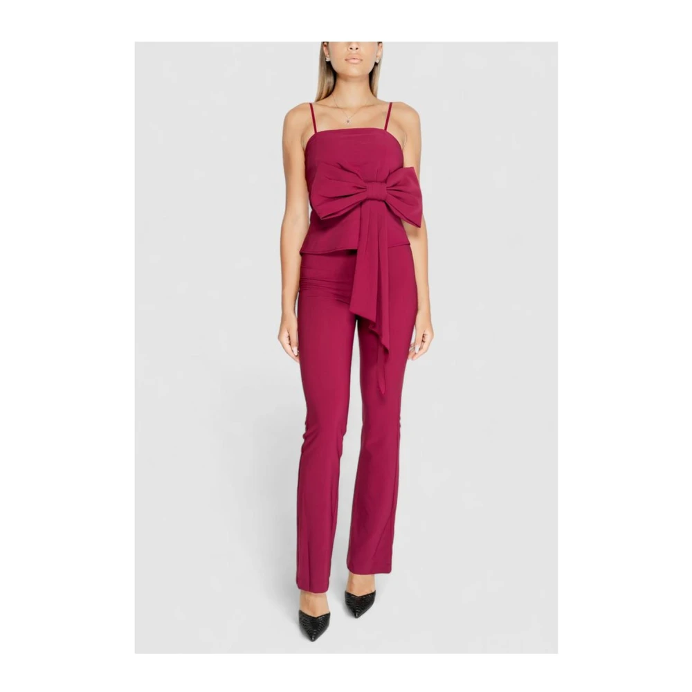RINASCIMENTO Wijde broek Red Dames