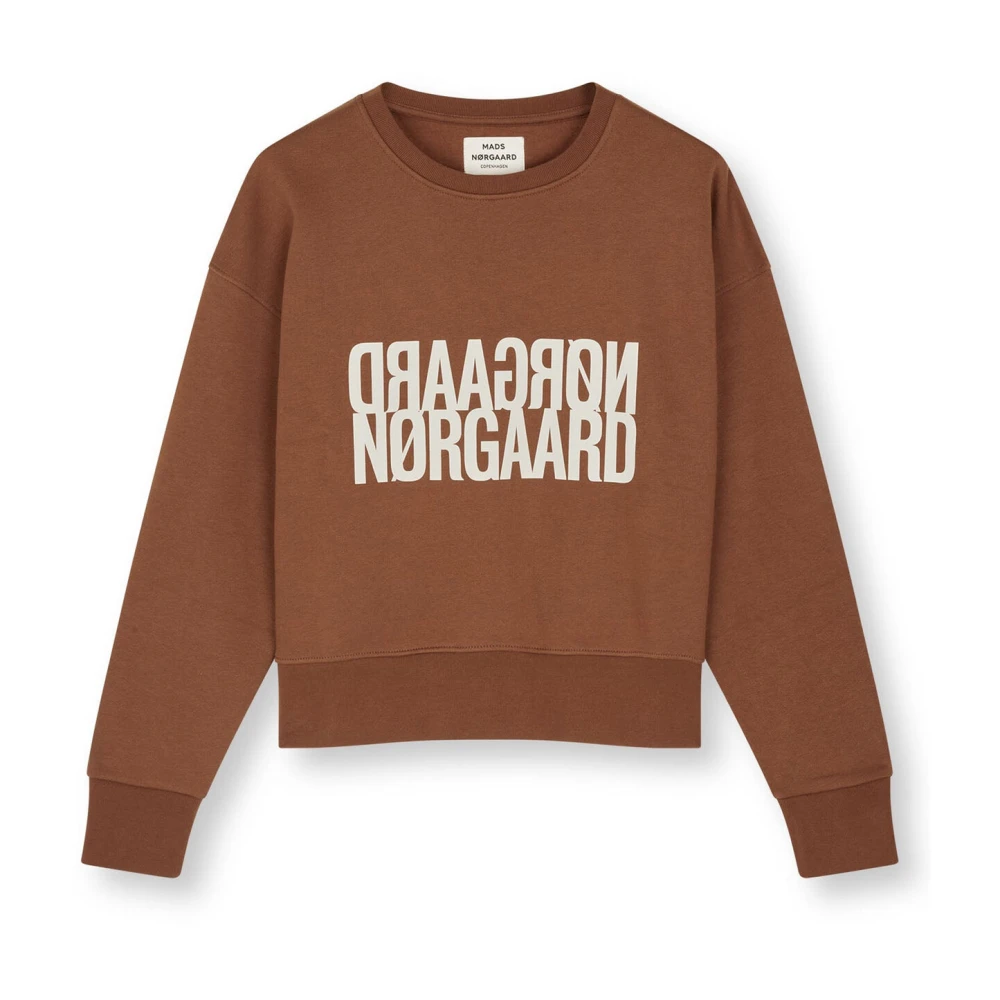 Mads Nørgaard Bruine Sweatshirt Tilvina 203747 Brown Dames