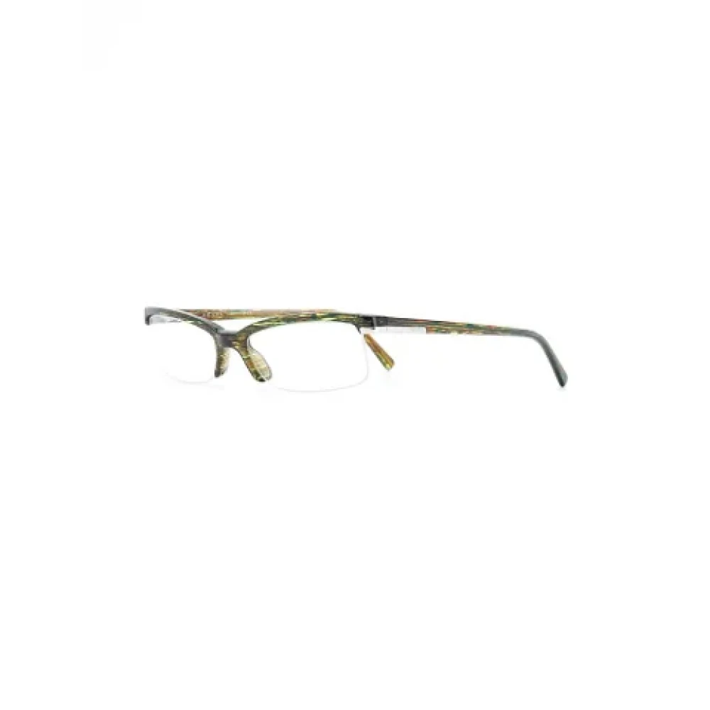 Prada Vintage Pre-owned Acetate sunglasses Green Dames