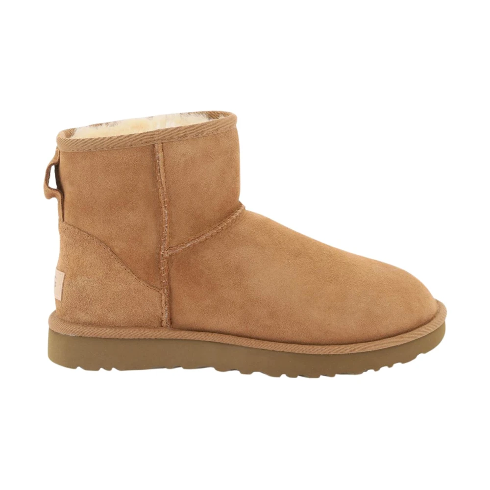 Ugg Klassieke Mini II Enkellaarzen Beige Dames