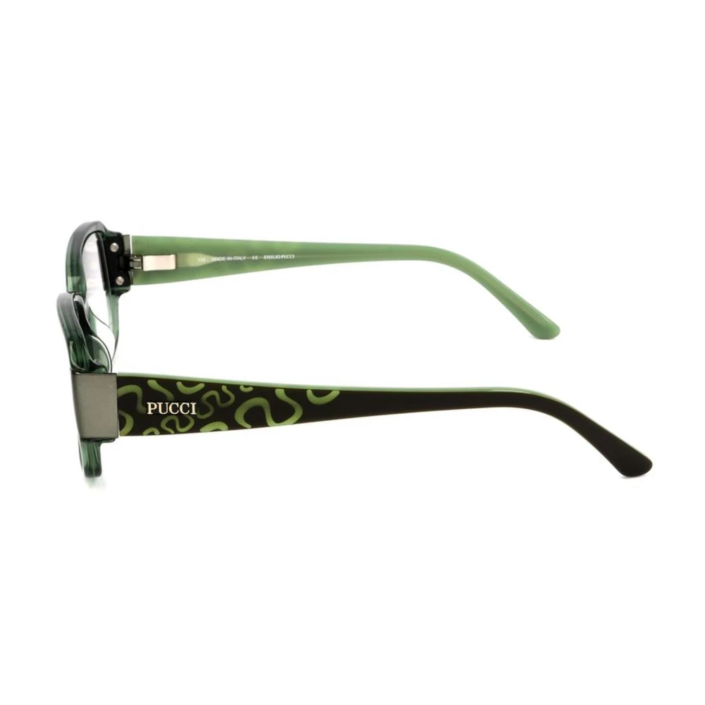 EMILIO PUCCI Olijf Plastic Frame Bril Green Dames