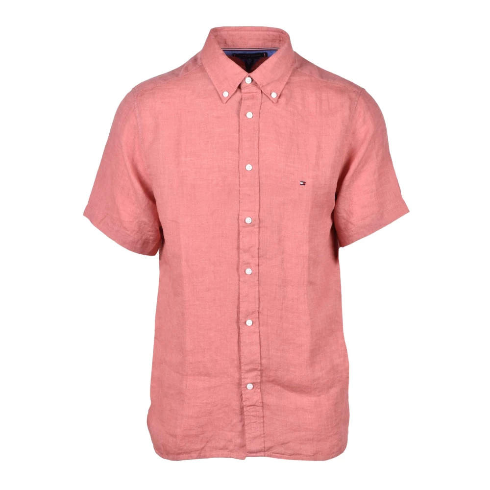Tommy Hilfiger Overhemd Pink Heren