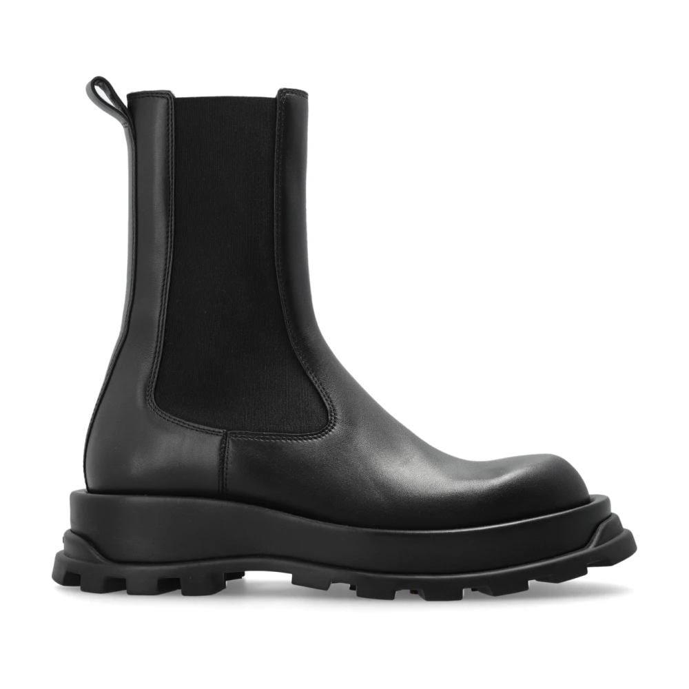 Jil Sander Donna Nero - Stivaletti Chelsea Alla Caviglia - Shoes - 36 Eu