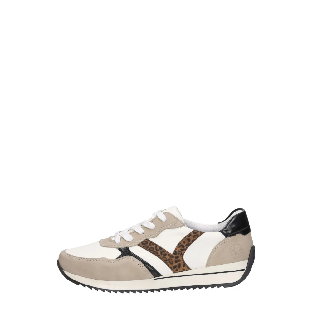 Rieker Sneakers Laag Dames Schoenen Beige