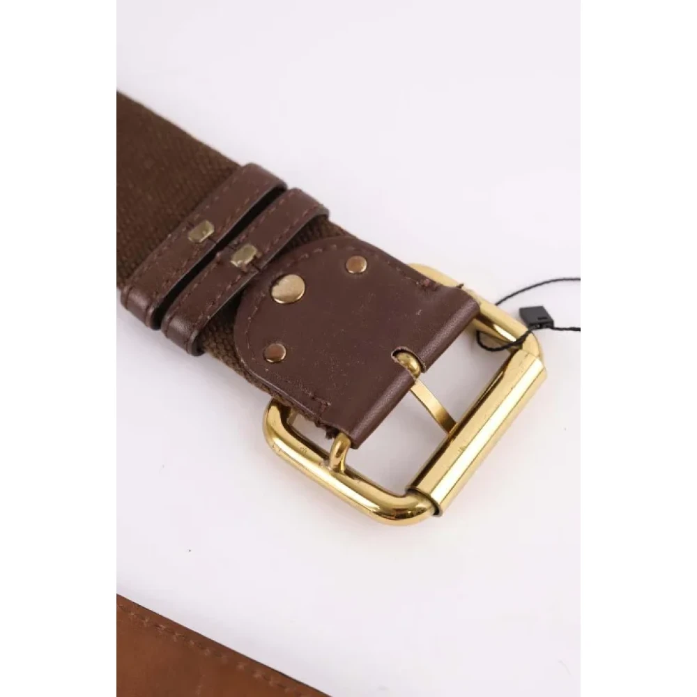 Chloé Pre-owned Leather belts Brown Dames