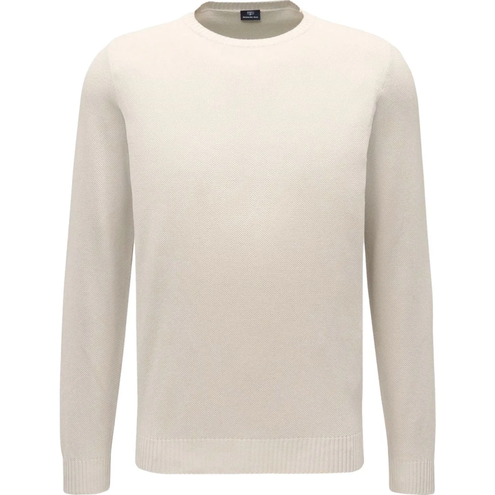 Fedeli Ronde Hals Jersey Argentinië Model Beige Heren