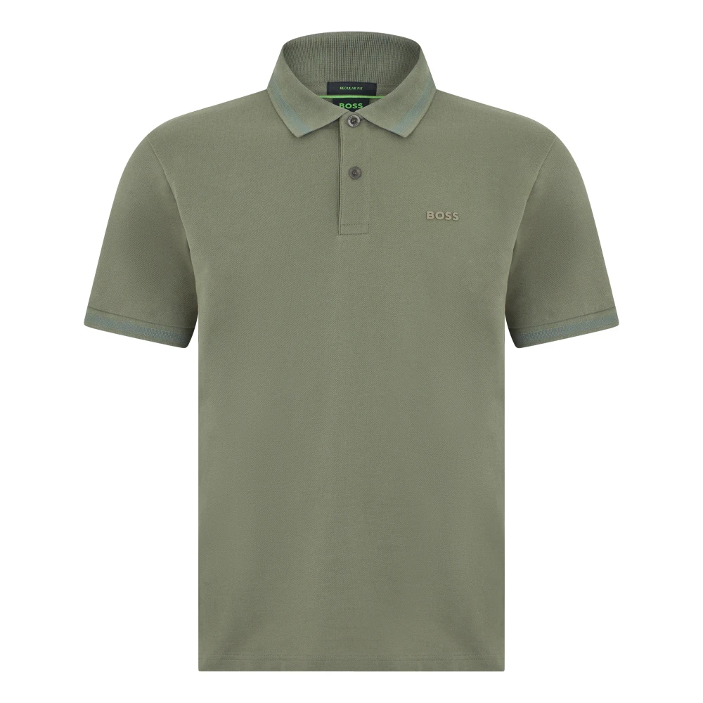 Hugo Men's Green Pio Polo - Polo Shirts - M - Tops