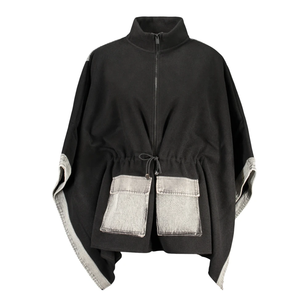 Desigual Damen Noir Denim-Poncho - Bild 4