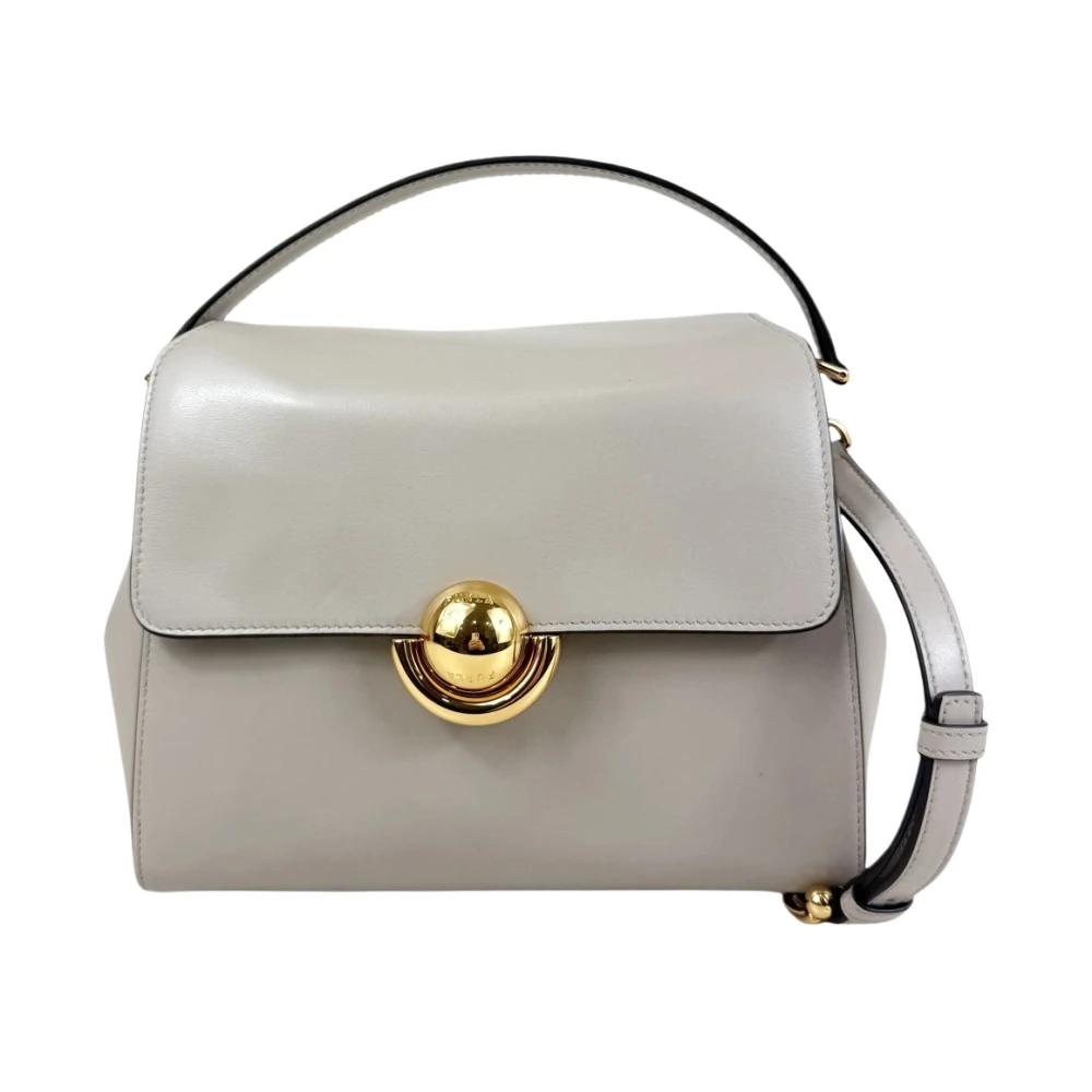 Furla Vrouw Grijs Tassen Dames, One Size, Linnen, Domus S Handtas