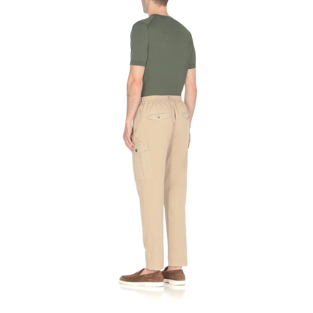 PESERICO Slim-fit Trousers Beige Heren