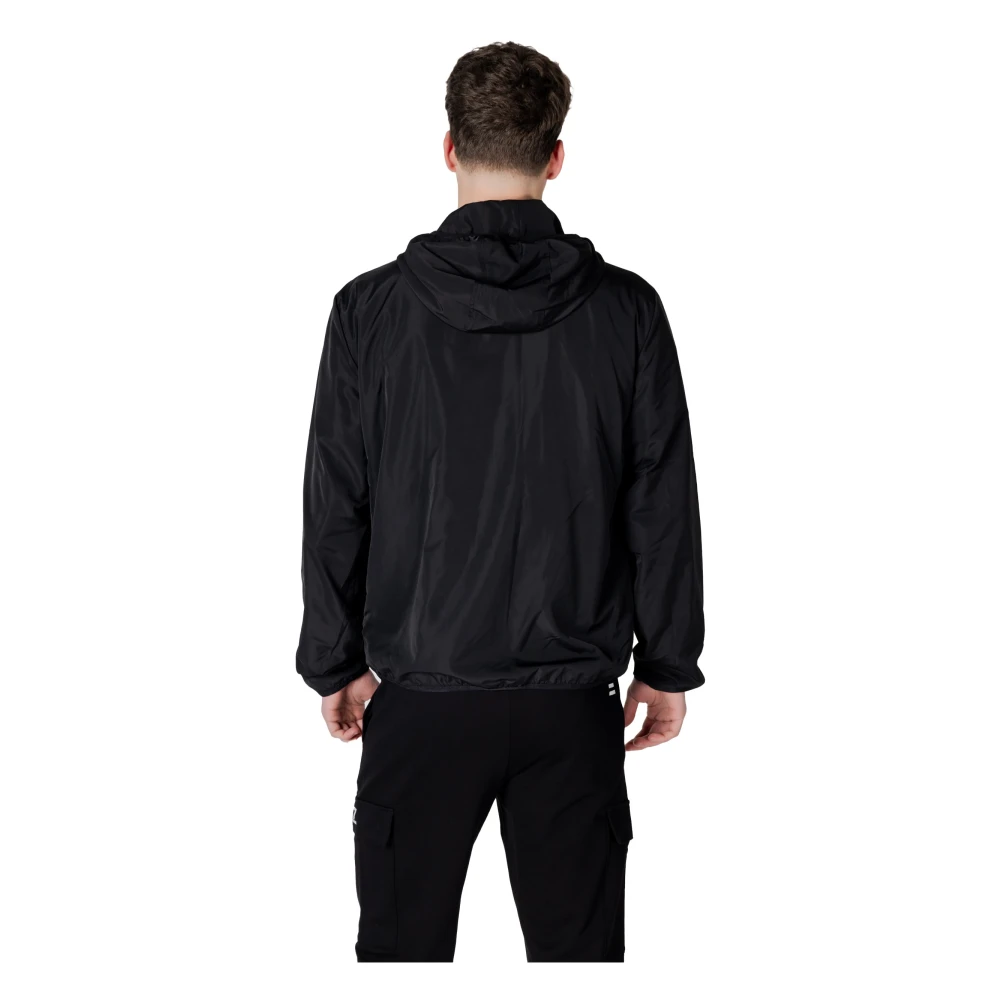 Emporio Armani EA7 Lente Zomer Heren Polyester Jassen Collectie Black Heren