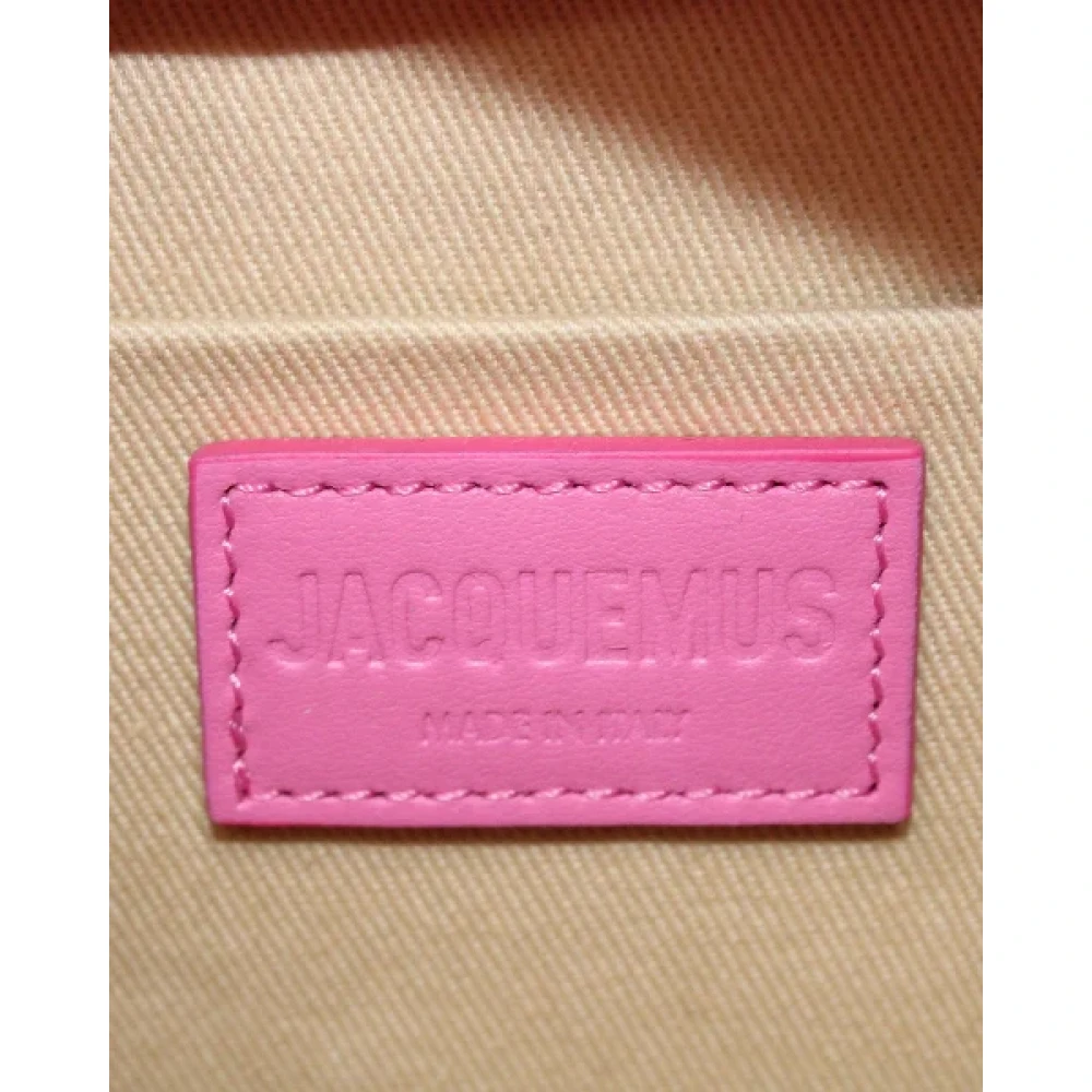 Jacquemus Pre-owned Leather handbags Pink Dames