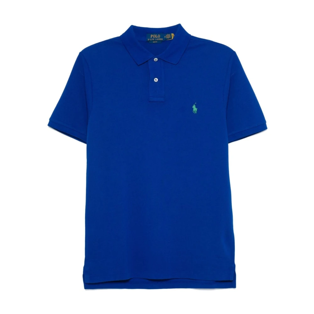 Polo Ralph Lauren Klassieke Blauwe Polo T-shirts Blue Heren