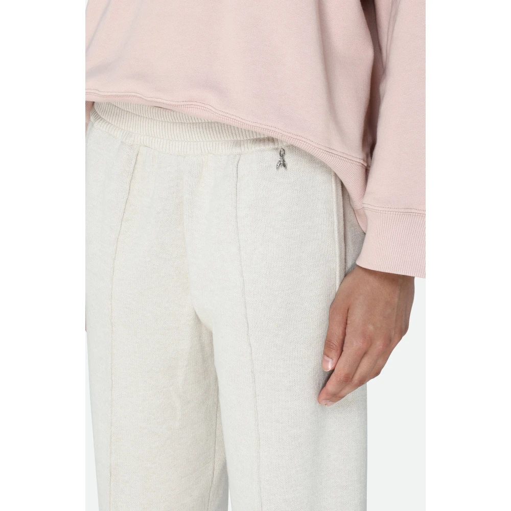 PATRIZIA PEPE Klassieke Beige Broek met Zijzakken Beige Dames
