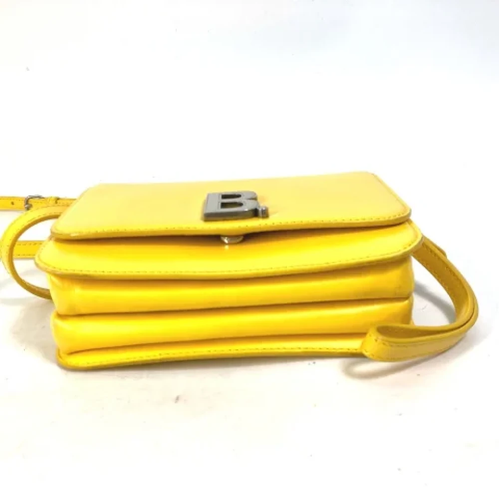 Balenciaga Vintage Pre-owned Leather shoulder-bags Yellow Dames