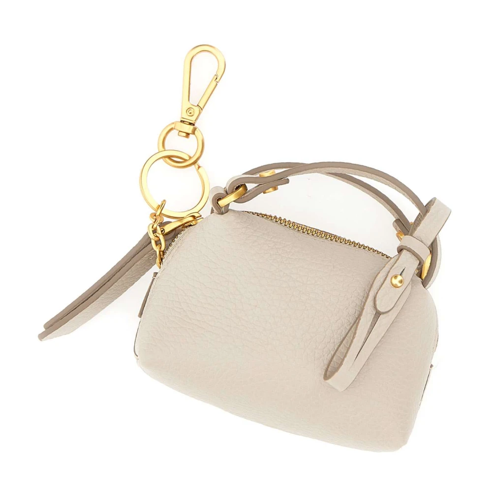 Gianni Chiarini Women's Beige Keychains, One Size, Alifa Keyring