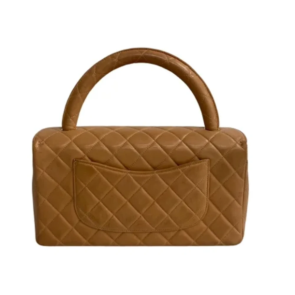 Chanel Vintage Pre-owned Leather handbags Brown Dames