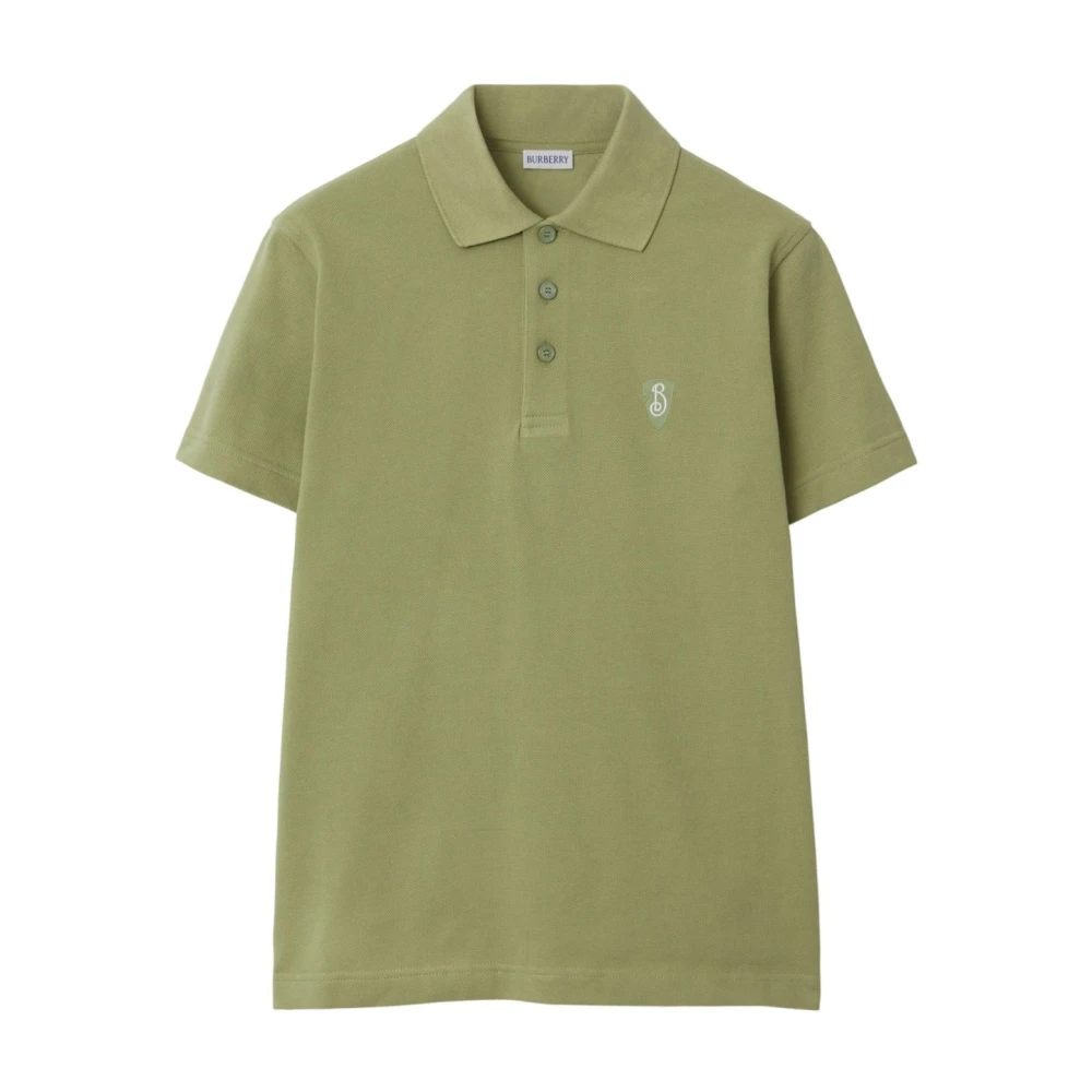Burberry Groene Polo Shirt Avocado Stijl Green Heren