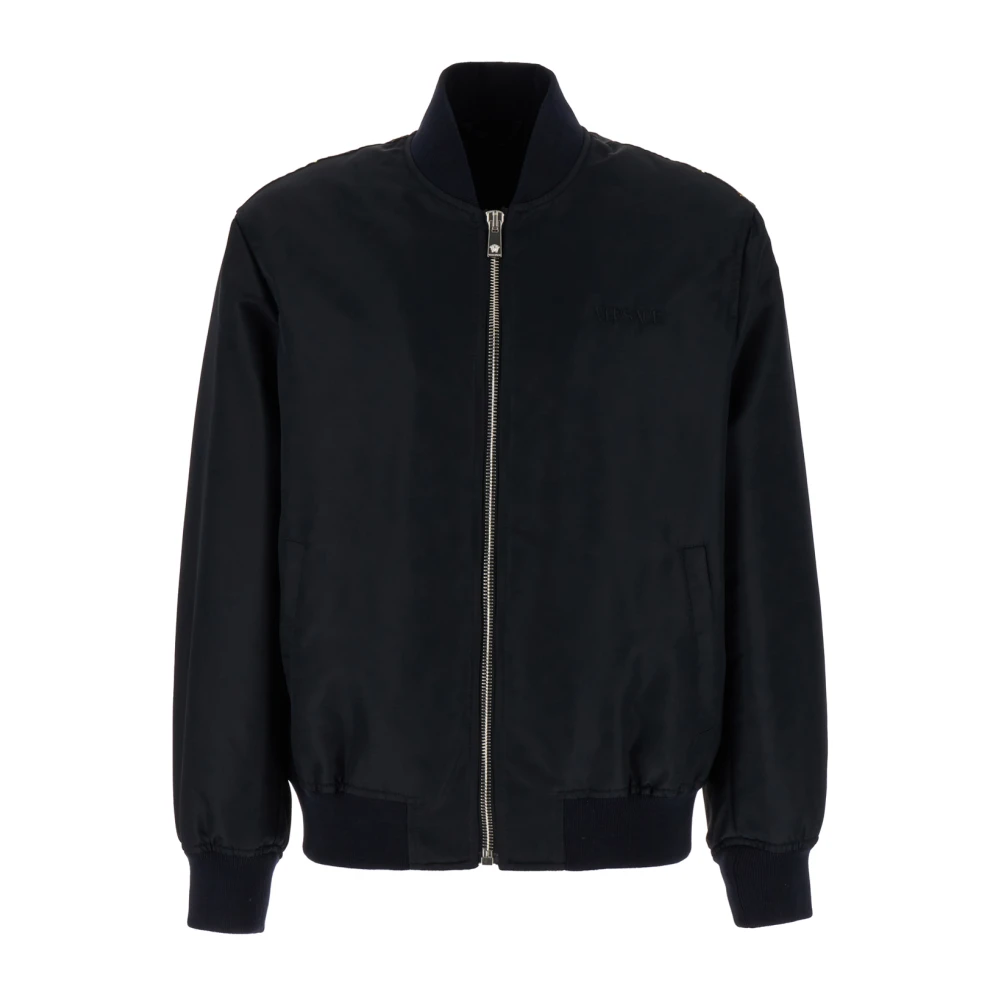 Versace Stijlvolle Herenjassen Black Heren