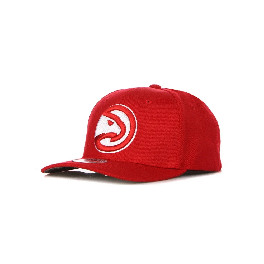 Mitchell & Ness Men's Red Atlanta Hawks 3D Logo Snapback Cap