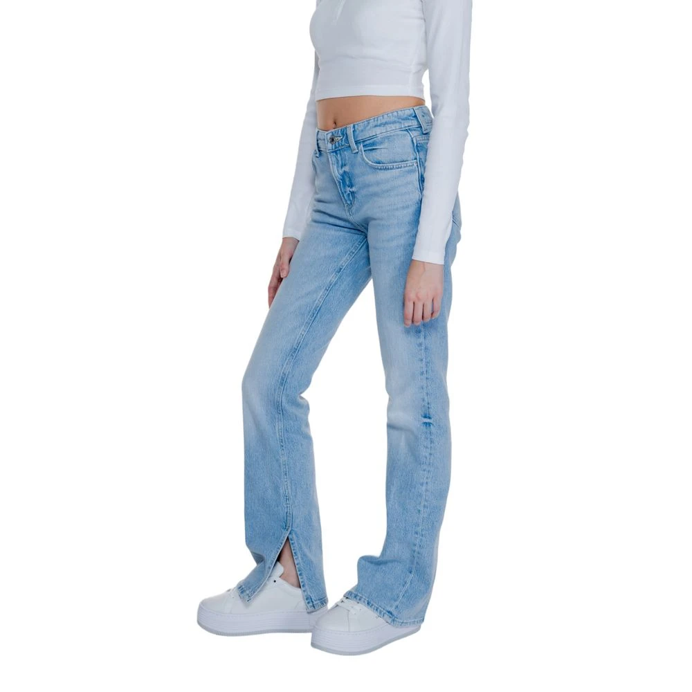 Guess Lichtblauwe Katoenen Jeans & Broek Blue Dames