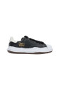baskets-basses-en-cuir-noir-avec-embout-en-caoutchouc