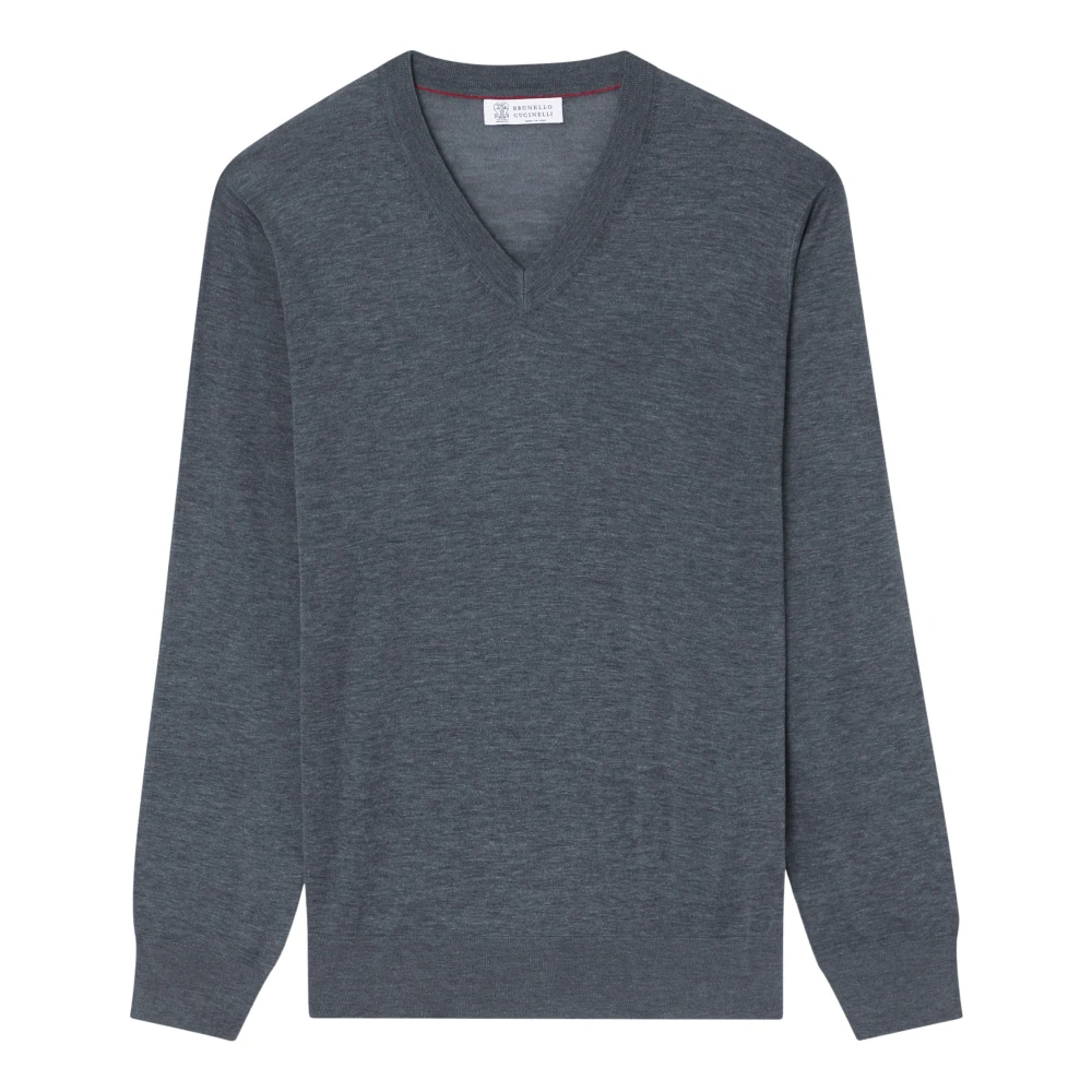 Knitwear > V-neck Knitwear - - Brunello Cucinelli - Modalova