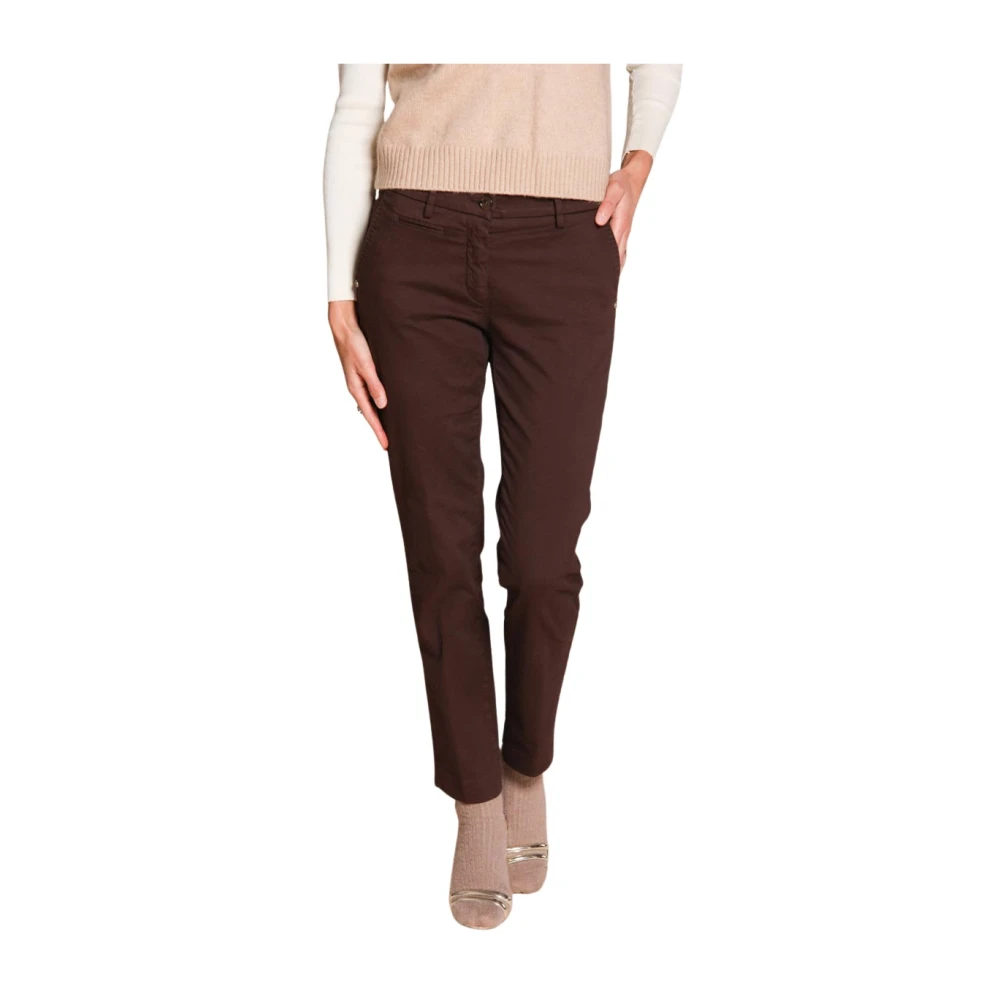 Mason's Donna Marrone Pantaloni, S, New,