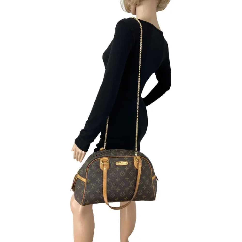 Louis Vuitton Vintage Pre-owned Canvas handbags Brown Dames