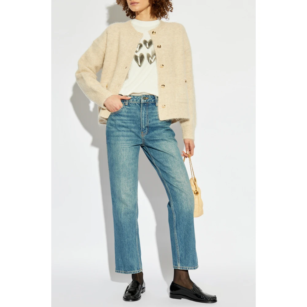 Anine Bing Bobbie Cardigan Beige Dames