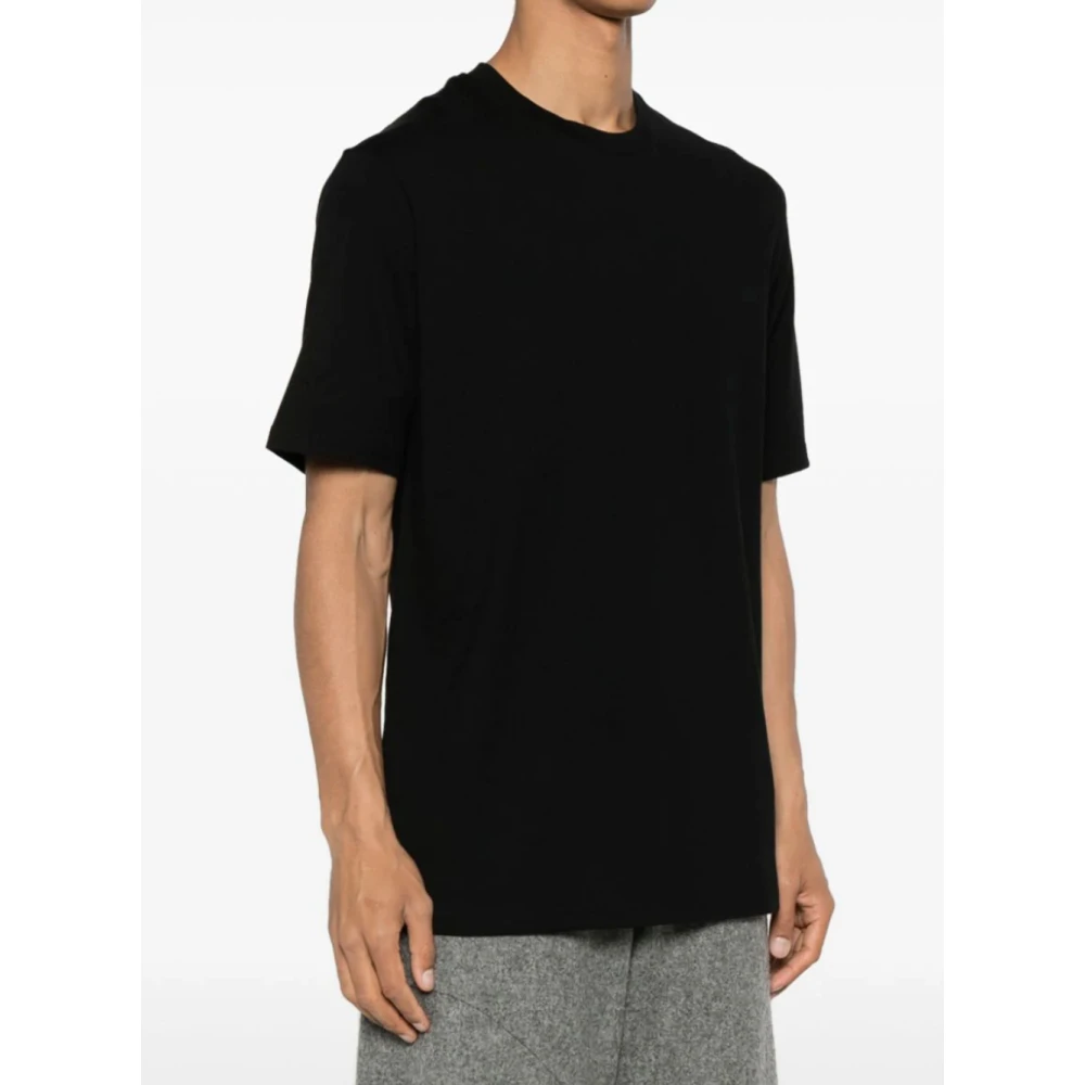 Jil Sander Zwarte Bewustzijn Tee Black Heren