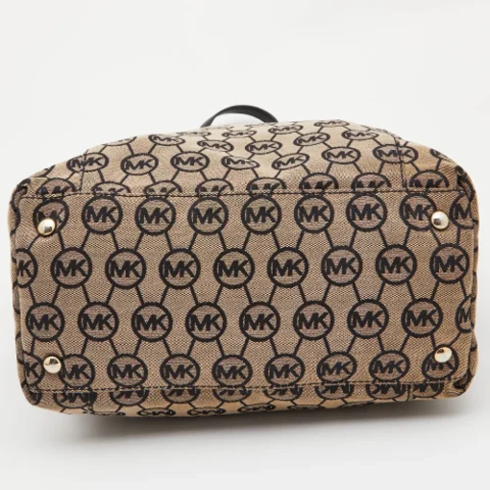 Michael Kors Pre-owned Canvas totes Beige Dames