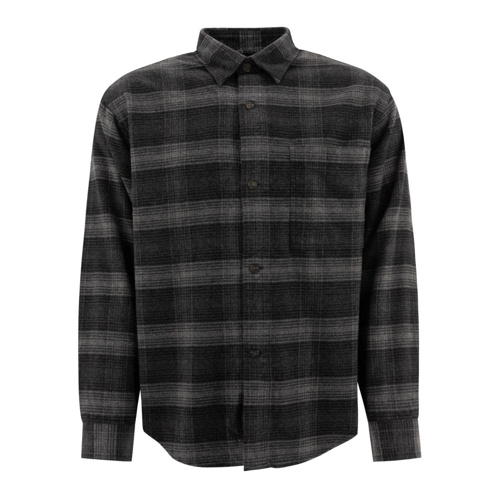 Nn07 Men's Grey Jacket Classic Collar Button Closure