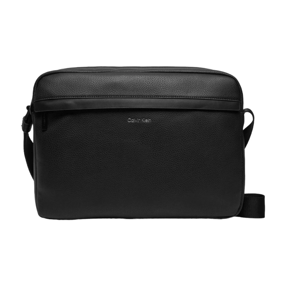 Calvin Klein Messenger Bag Herfst Winter Collectie Black Heren