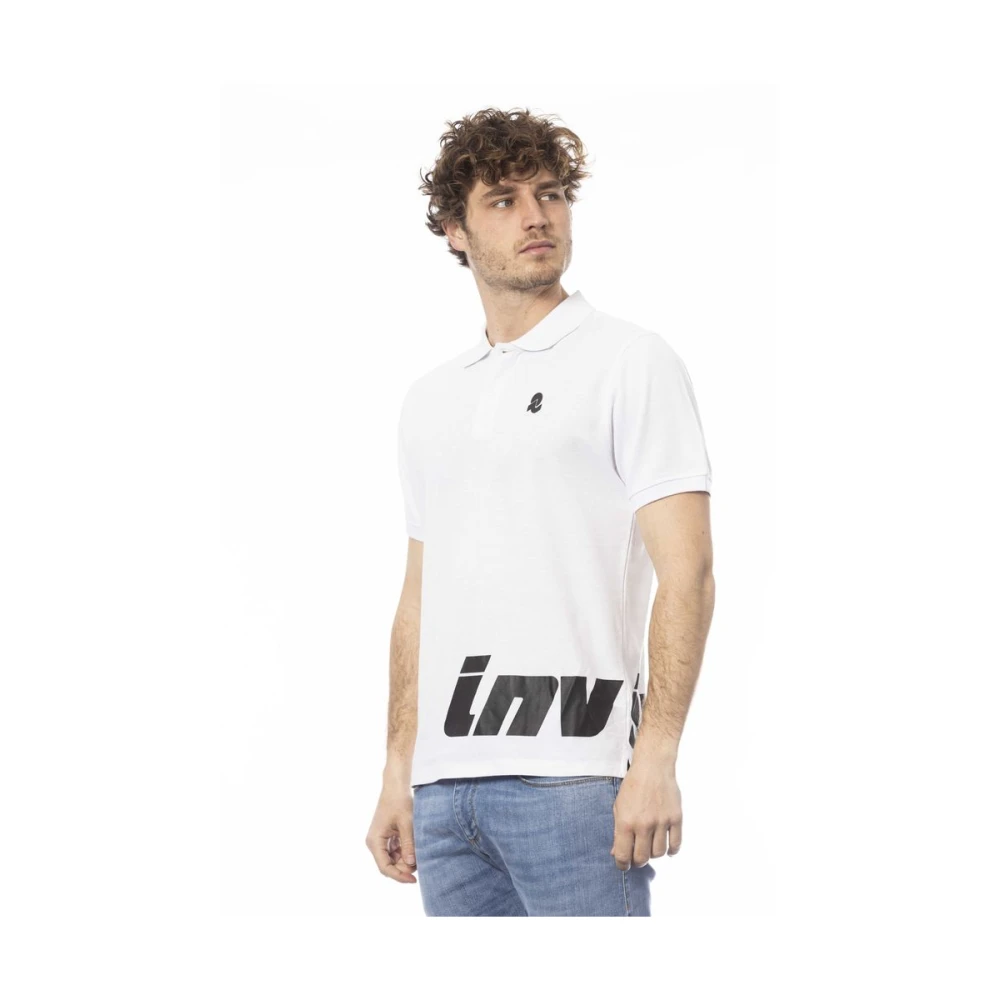 Invicta Witte Katoenen Polo Shirt White Heren