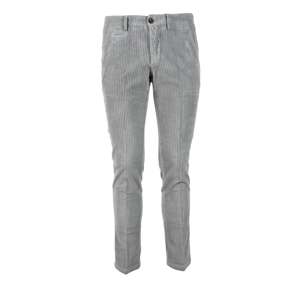 Briglia Casual Katoen Elastaan Broek Gray Heren