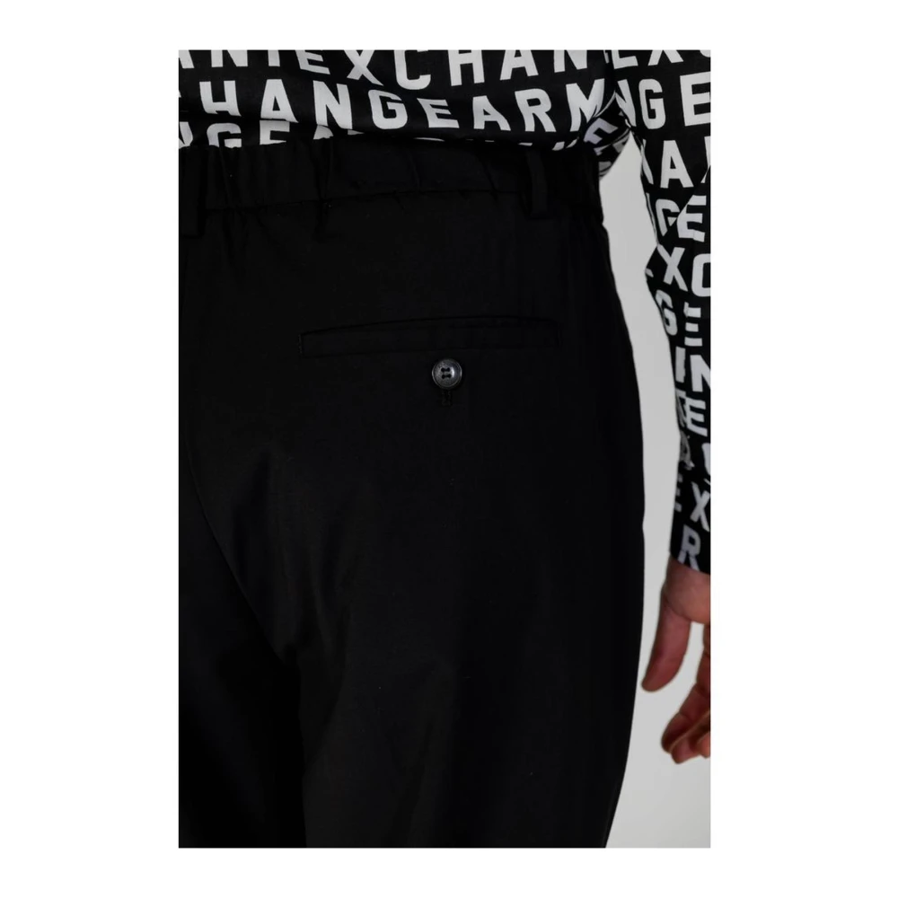 Antony Morato Slim Fit Polyester Blend Broek Black Heren
