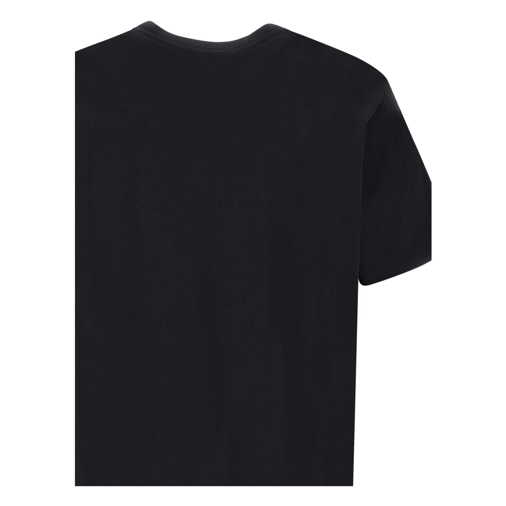 Iceberg Zwarte Katoenen T-shirt met Logoprint Black Heren