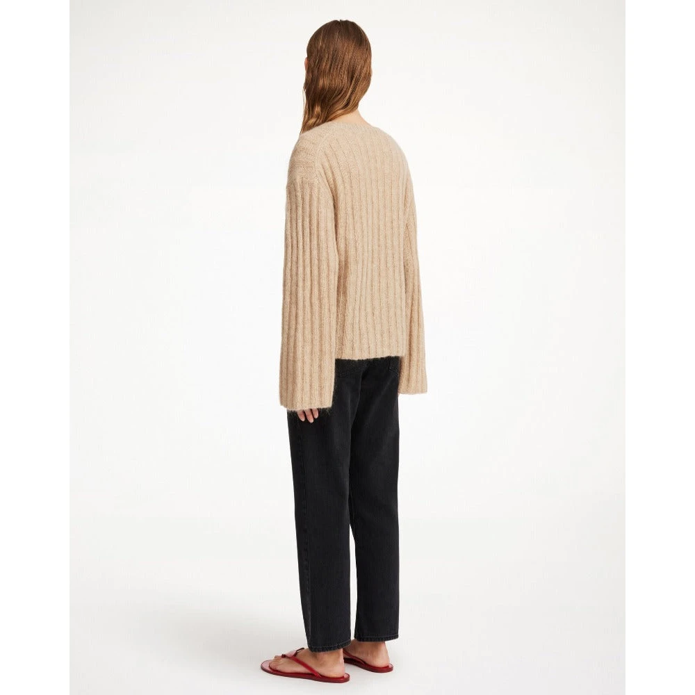 By Malene Birger Beige Twill Mohair Pullover Cierra By Herenne Birger Beige Dames