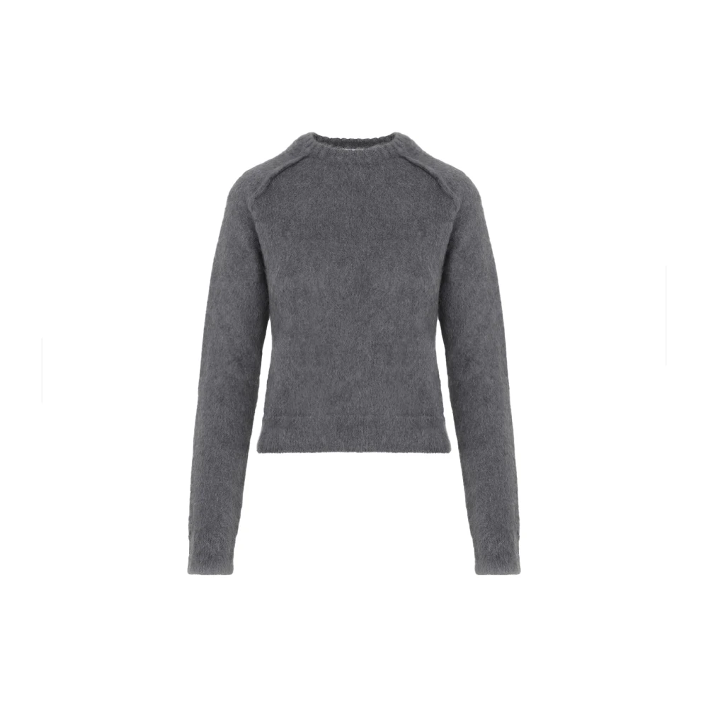 Jil Sander Grijze Wol-Zijde Trui Gray Dames