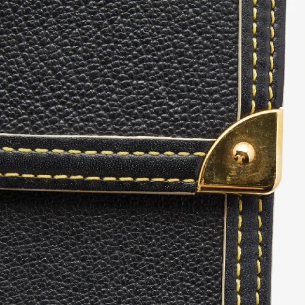 Louis Vuitton Vintage Pre-owned Leather wallets Black Dames