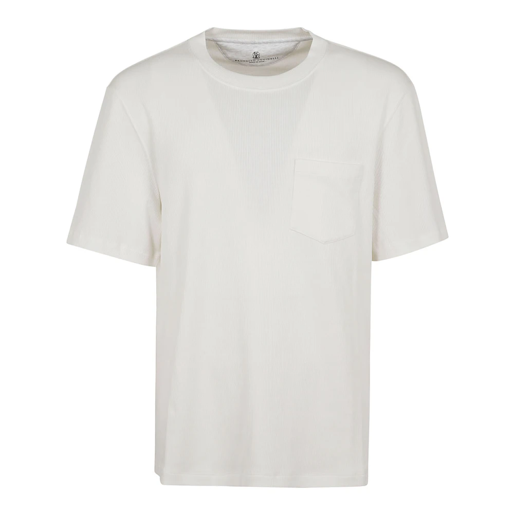 BRUNELLO CUCINELLI Heren T-Shirts & Polos Collectie White Heren