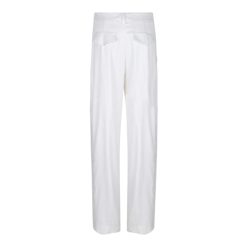 Genny Witte Stijlvolle Broek White Dames